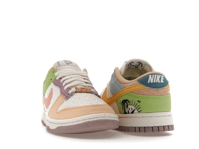 Nike Dunk Low Retro Sun Club Multi (W) - Sail/Sanded Gold-Light Madder Root - DQ0265-100 - 08