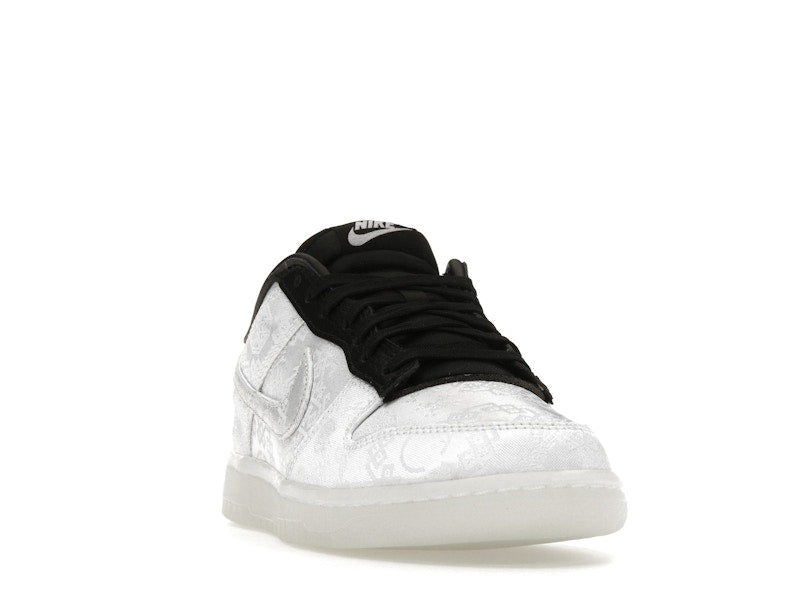 Nike Dunk Low Clot Fragment White - White/Black - FN0315-110 - 08