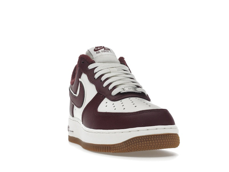 Nike Air Force 1 Low College Pack Night Maroon - Sail/Night Maroon-Gum Medium Brown - DQ7659-102 - 08