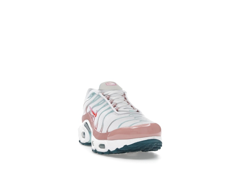 Nike Air Max Plus White Red Stardust Jade Ice Siren Red (GS), vista a 360 gradi 8 di 36