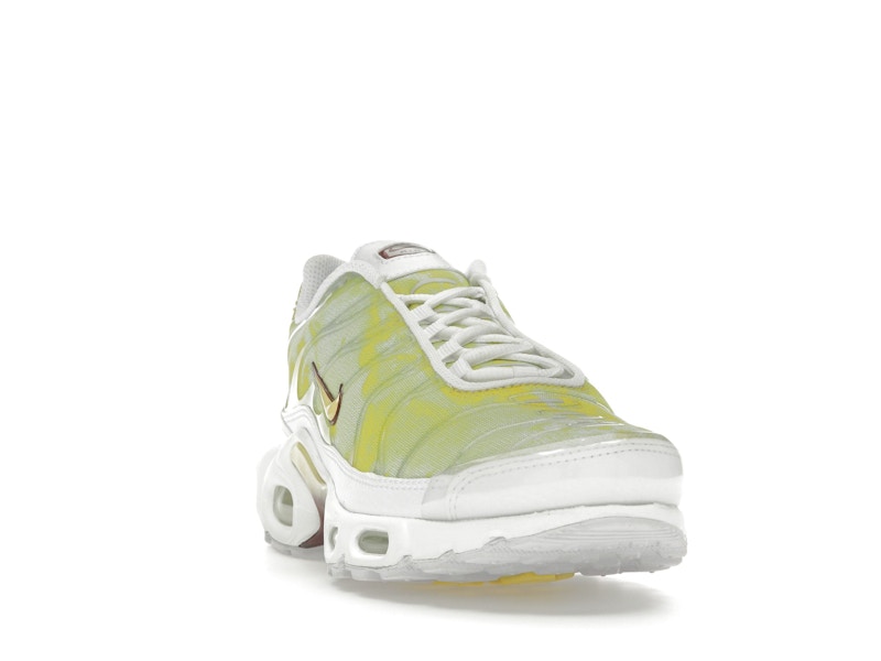 Nike Air Max Plus Lemon Wash Womens - White/Football Grey/Dark Team Red/Light Laser Orange - FZ4348-100 - 08