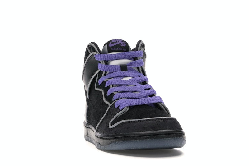 Nike SB Dunk High Black Purple Box