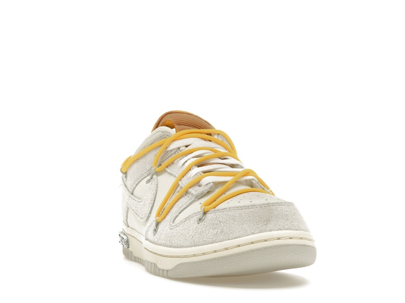 Nike Dunk Low Off White Lot 39 - Sail/Neutral Grey-Amarillo - DJ0950-109 - 08