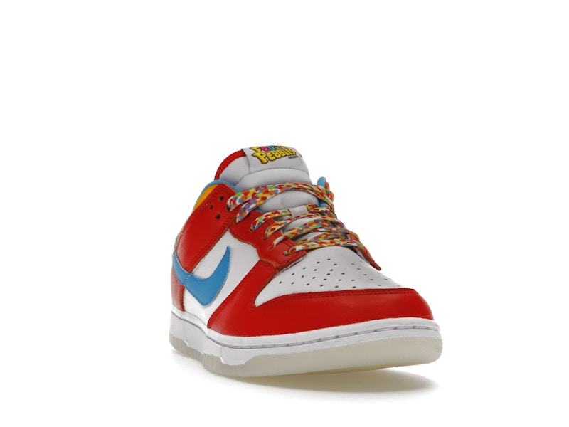 Nike Dunk Low Qs Lebron James Fruity Pebbles - Habanero Red/Laser Blue/White - DH8009-600 - 08