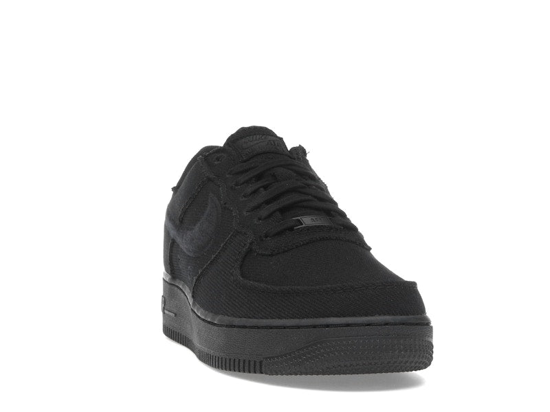 Nike Air Force 1 Low Triple Black Canvas, vista a 360 gradi 8 di 36