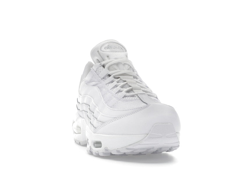 Nike Air Max 95 OG Big Bubble Triple White, vista a 360 gradi 8 di 36