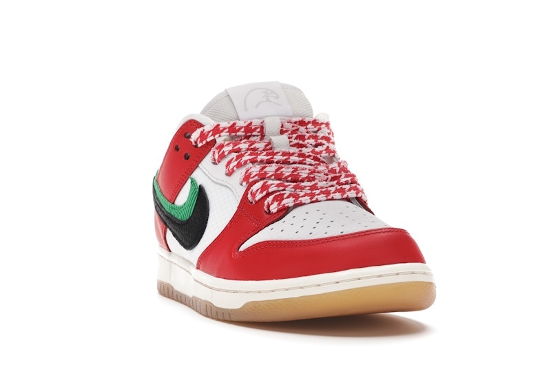Nike SB Dunk Low Frame Skate Habibi - White/Black-Green-Red-Gum - CT2550-600 - 08