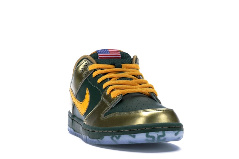 Nike Sb Dunk Low Doernbecher 2018 - Fir/University Gold-Metallic Gold - BV8740-377 - 08