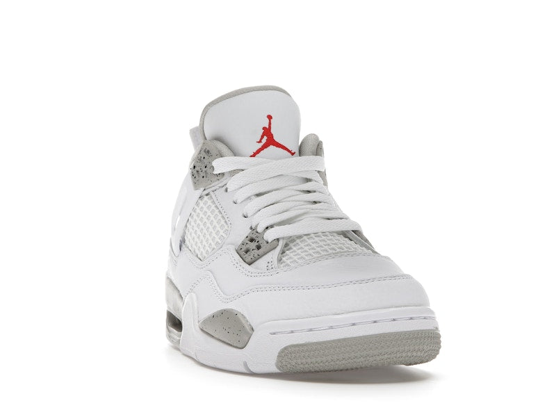 Air Jordan 4 Retro White Oreo 2021 (GS) - White/Tech Grey-Black-Fire Red - DJ4699-100 - 08