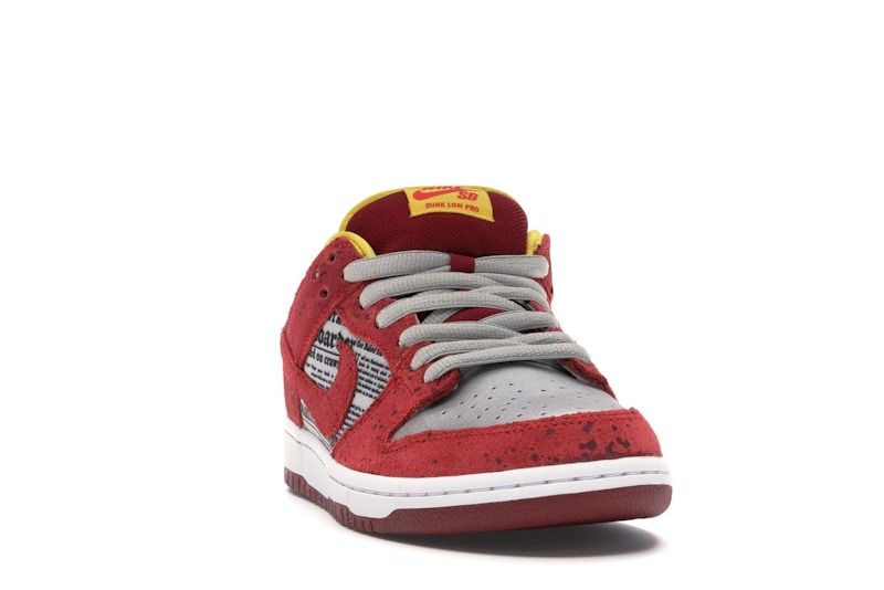 Nike Dunk Sb Low Rukus Crawfish - Action Red/Metallic Silver-Tour Yellow - nike-dunk-sb-low-rukus-crawfish - 08