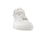 Nike Air Force 1 Mid Triple White (W) - White/White-White - DD9625-100/366731-100 - 08