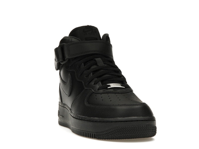 Nike Air Force 1 Mid Supreme Black, vista a 360 gradi 8 di 36