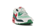 Nike Air Max 90 Christmas Sweater 2020 - White/University Red-Dark Atomic Teal-Lucky Green - DC1607-100 - 08