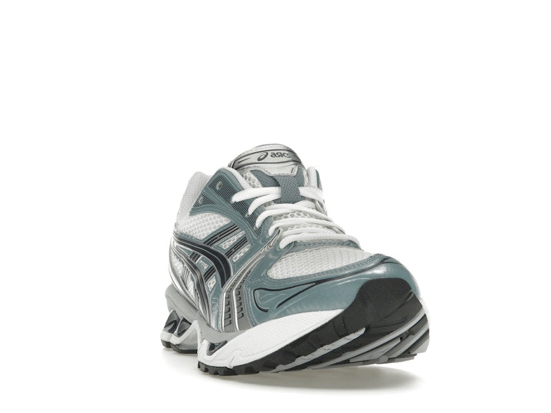 Asics Gel-Kayano 14 White Fjord Grey, vista a 360 gradi 8 di 36