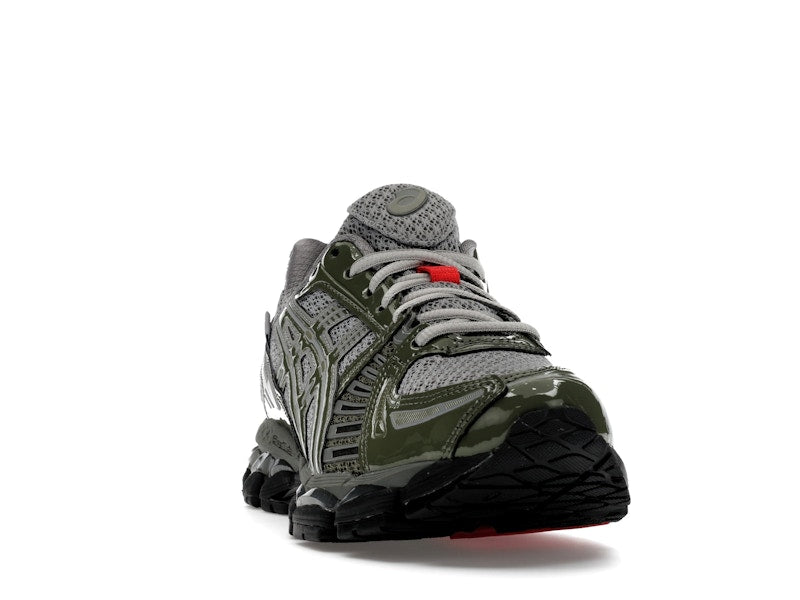 Asics Gel Kayano 121 Up There - Olive Green/Grey/Red - 1203A869-021 - 08