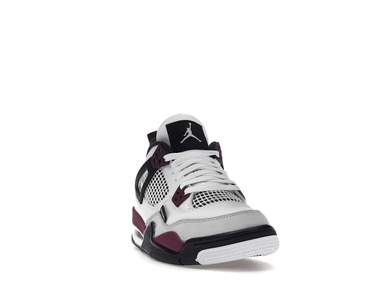 Air Jordan 4 Retro PSG Paris Saint-Germain (GS) - White/Bordeaux-Neutral Grey-Black - CZ6509-100 - 08