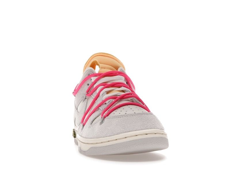 Nike Dunk Low Off White Lot 17 - Sail/Neutral Grey-Hyper Pink - DJ0950-117 - 09