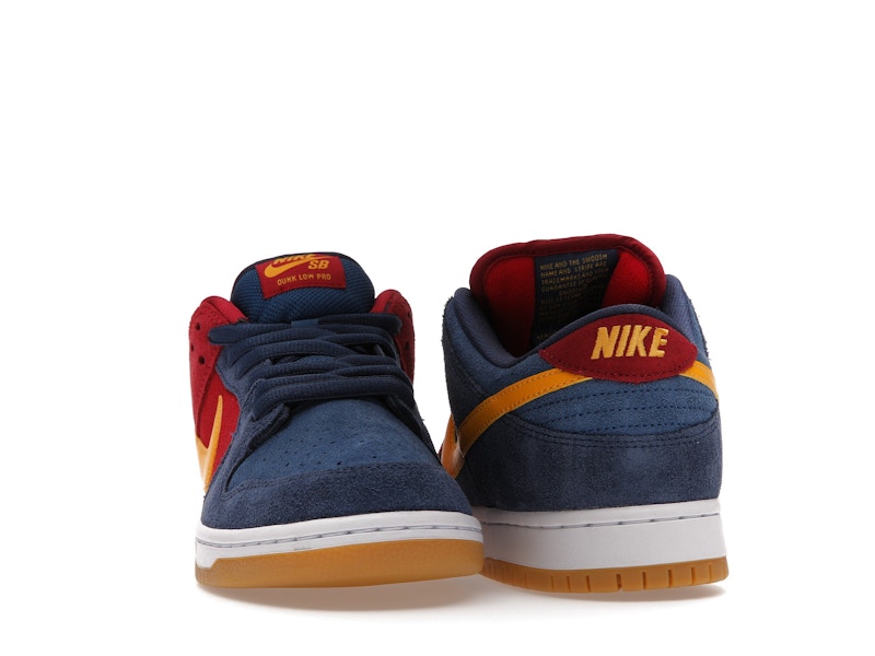 Nike Sb Dunk Low Barcelona - Maroon/Navy-Gold - DJ0606-400 - 09