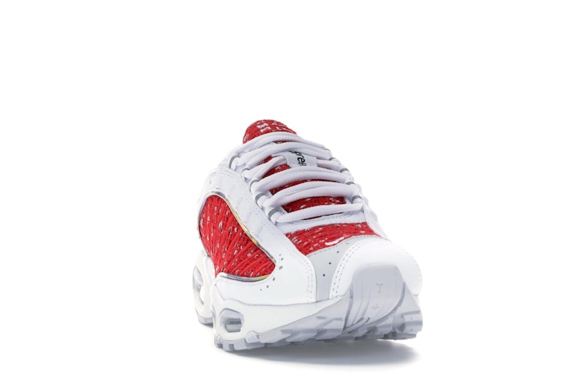 Nike Air Max Tailwind 4 Supreme White, vista a 360 gradi 9 di 36