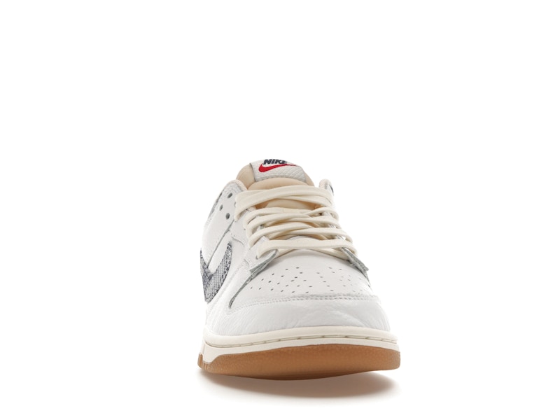 Nike Dunk Low Washed Denim White Midnight Navy - White/Midnight Navy-Gym Red-Sail - FN6881-100 - 09
