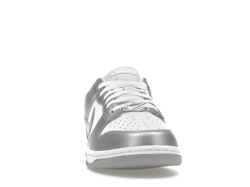Nike Dunk Low Metallic Silver Womens - White/Metallic Silver/Blue Joy - FV1311-100 - 09