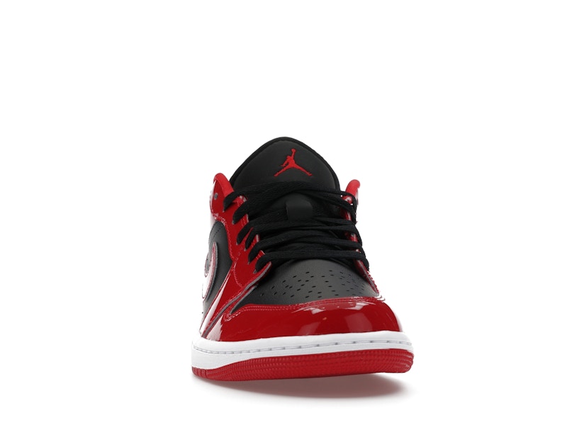 Air Jordan 1 Low SE Patent Varsity Red Black