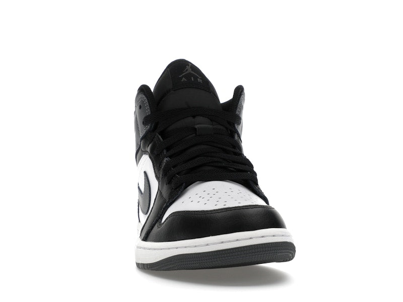 Air Jordan 1 Mid Black White Iron Grey