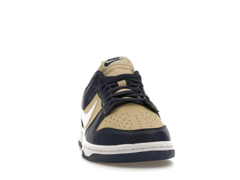 Nike Dunk Low Next Nature Midnight Navy Gold (Women's), vista a 360 gradi 9 di 36