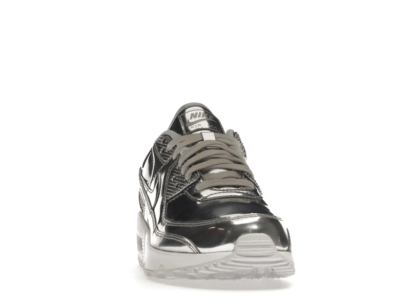 Nike Air Max 90 Metallic Silver 2020 (W) - Metallic Silver/Metallic Silver-White - CQ6639-001 - 09