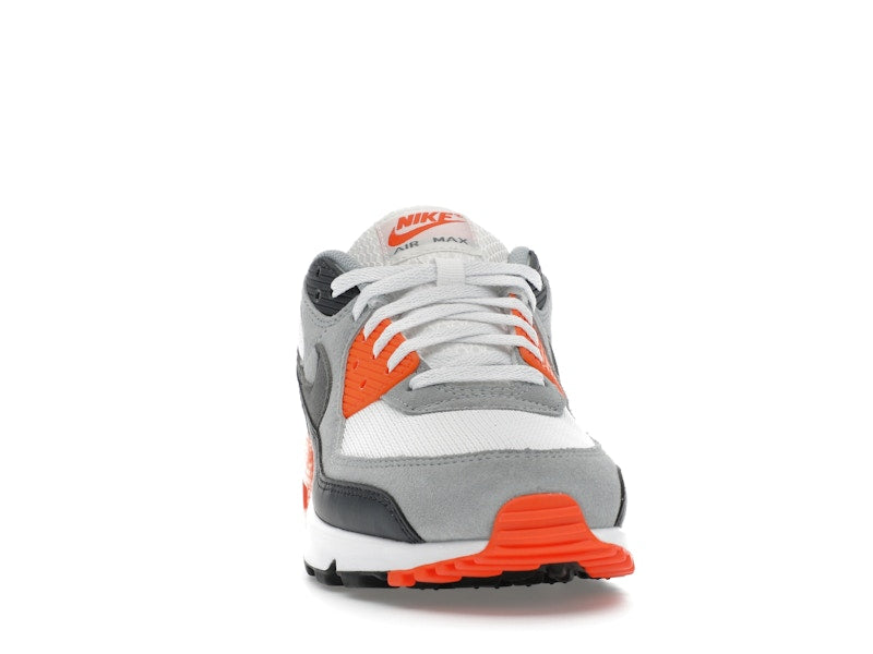 Nike Air Max 90 Summit White Safety Orange Dark Smoke Grey Smoke Grey - Summit White/Safety Orange/Dark Smoke Grey/Smoke Grey - DM0029-108 - 09
