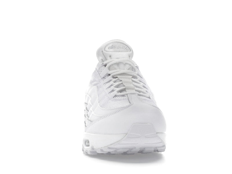 Nike Air Max 95 OG Big Bubble Triple White, vista a 360 gradi 9 di 36