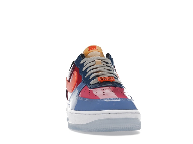 Nike Air Force 1 Low Undefeated Multi Patent - Polar/Total Orange-Multi-Color - DV5255-400 - 09
