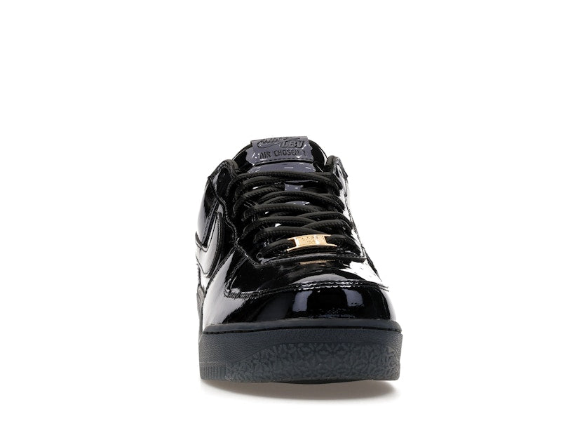 Nike Air Force 1 Low Lebron James Black Patent - Black/Black/Metallic Gold - IO6129-001 - 09
