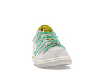 Nike Dunk Low Off White Lot 14 - Sail/Neutral Grey-Electro Green - DJ0950-106 - 09