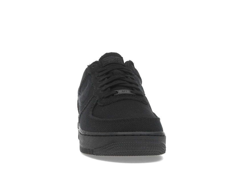 Nike Air Force 1 Low Triple Black Canvas, vista a 360 gradi 9 di 36
