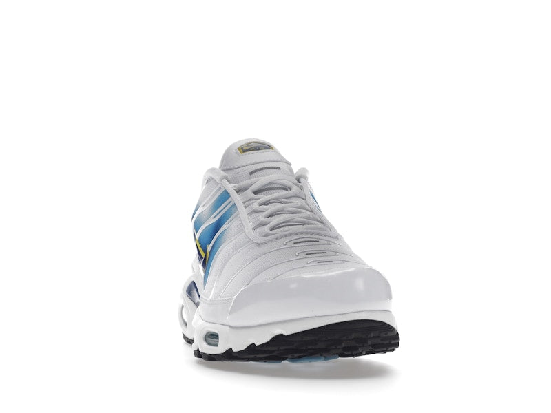 Nike Air Max Plus Spray Paint Swoosh White Blue - White/Blue/Yellow - DX8962-100 - 09