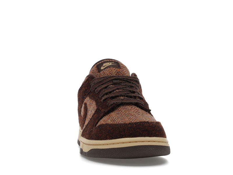 Nike Dunk Low Harris Tweed Sesame Womens - Sesame/Violet Mist/Baroque Brown - IO0052-200 - 09
