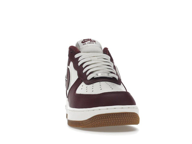 Nike Air Force 1 Low College Pack Night Maroon - Sail/Night Maroon-Gum Medium Brown - DQ7659-102 - 09