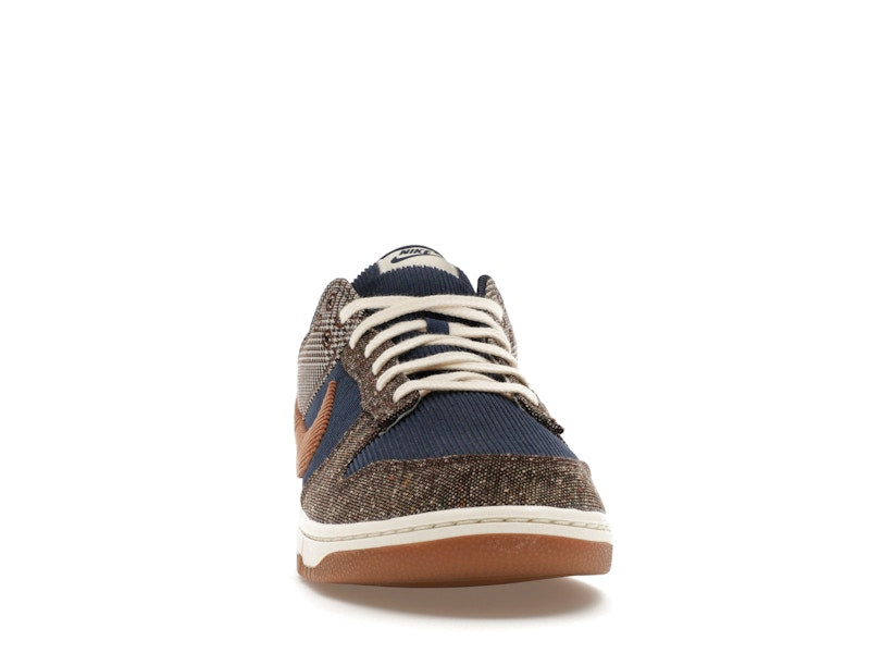 Nike Dunk Low Tweed Midnight Navy Corduroy - Midnight Navy/Ale Brown/Pale Ivory - FQ8746-410 - 09