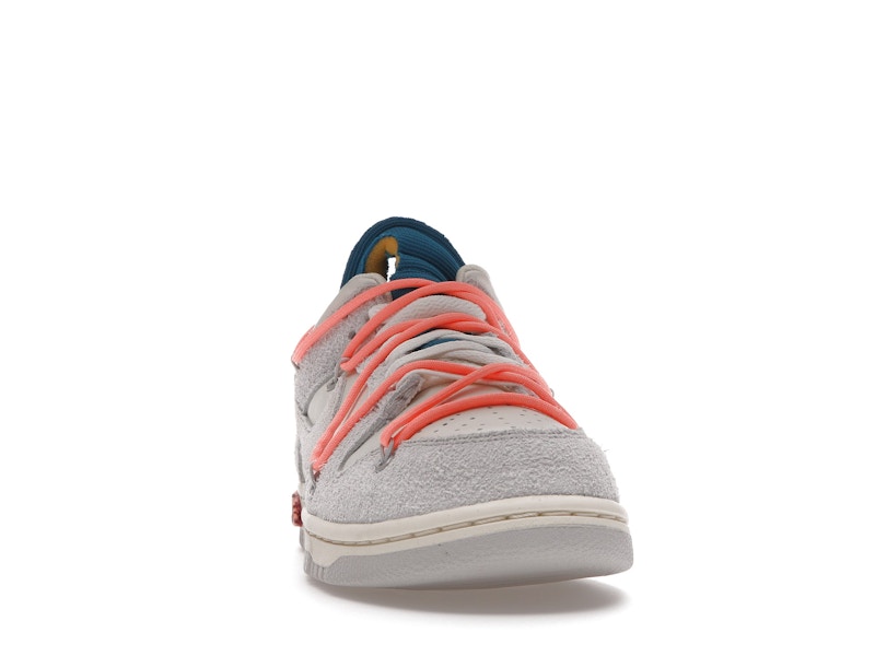 Nike Dunk Low Off White Lot 19 - Sail/Neutral Grey-Orange Pulse - DJ0950-119 - 09