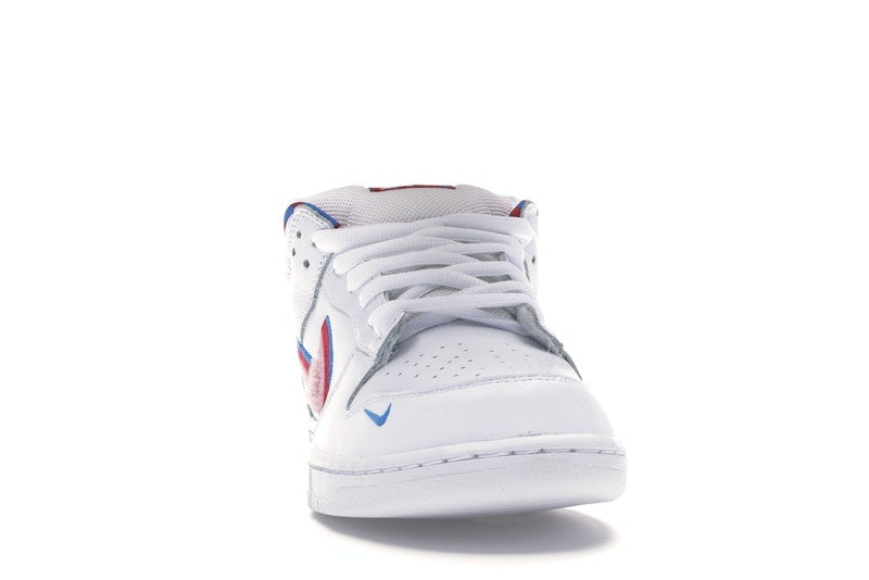 Nike Sb Dunk Low Parra - White/Red-Pink - CN4504-100 - 09