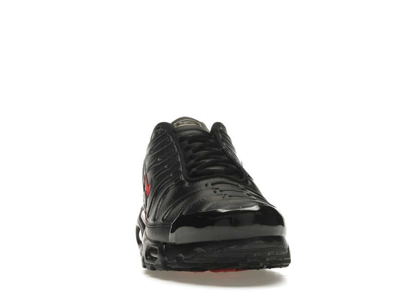 Nike Air Max Plus Premium Bred - Black/Black/Metallic Gold/University Red - FZ3038-001 - 09