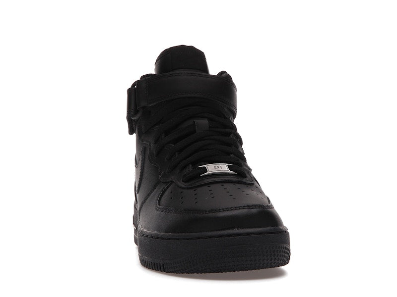 Nike Air Force 1 Mid 07 Triple Black 2021 - Black/Black - 315123-001/CW2289-001 - 09