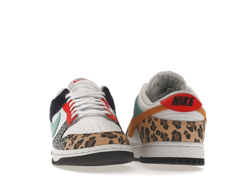 Nike Dunk Low Safari Mix (W) - White/Washed Teal/Electro Purple - DN3866-100 - 09