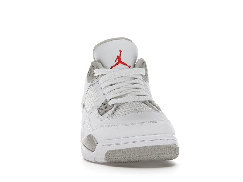 Air Jordan 4 Retro White Oreo 2021 (GS) - White/Tech Grey-Black-Fire Red - DJ4699-100 - 09
