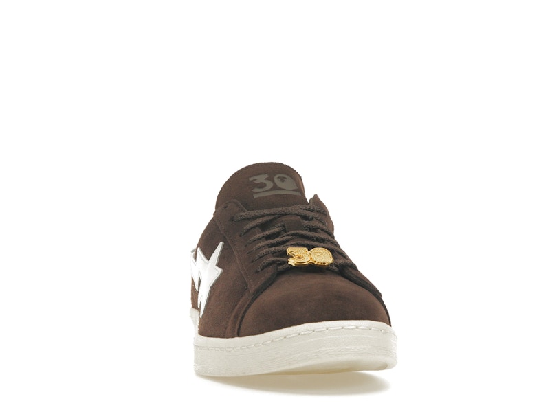 Adidas Campus 80s Bape 30th Anniversary Brown - Brown/Cloud White/Gold Metallic - IF3379 - 09