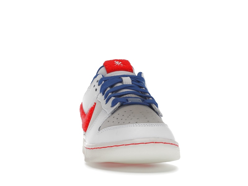 Nike Dunk Low Retro Prm Year Of The Rabbit White Crimson Varsity Royal - White/Crimson-Varsity Royal - FD4203-161 - 09