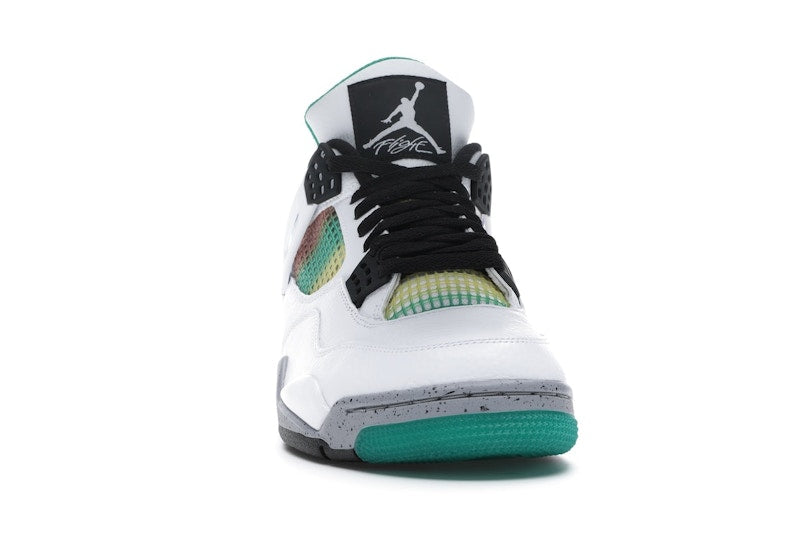 Air Jordan 4 Retro Rasta (W) - White/University Red-Lucid Green-Black - AQ9129-100 - 09