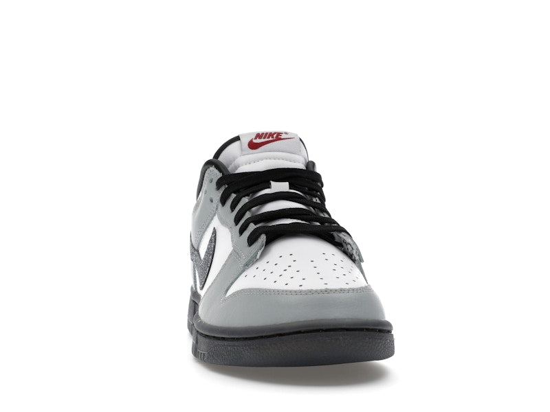 Nike Dunk Low LX Glitter Swoosh White Light Smoke Grey (Women's)