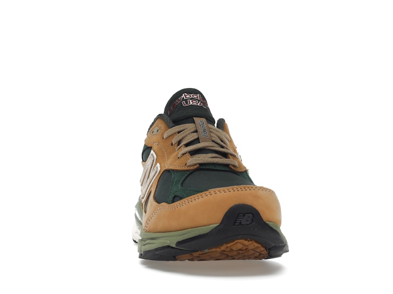 New Balance 990v3 MiUSA Tan Green, vista a 360 gradi 9 di 36
